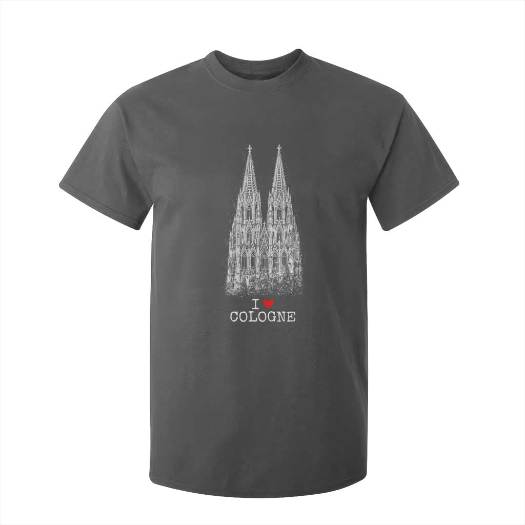 Cologne Cathedral Lover Vintage Köln German Skyline T Shirt For Kid