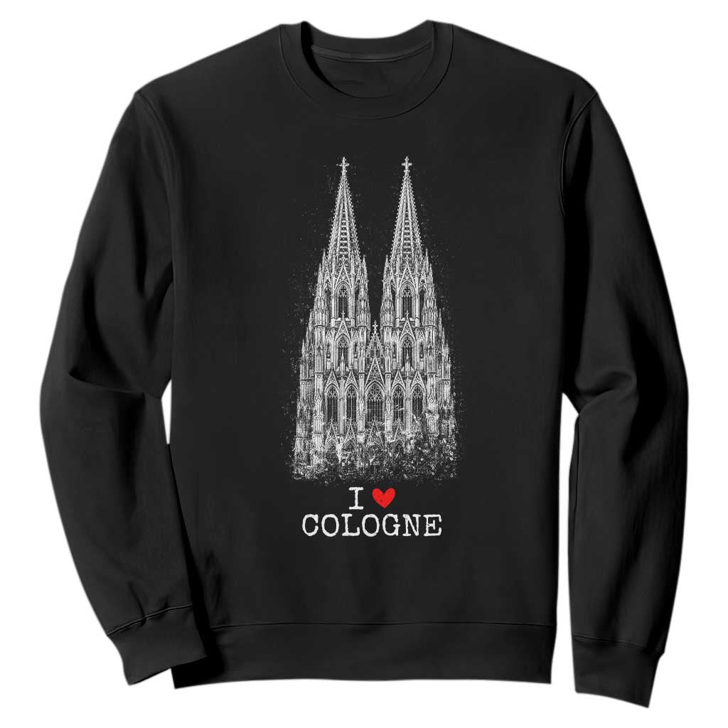 Cologne Cathedral Lover Vintage Köln German Skyline Sweatshirt
