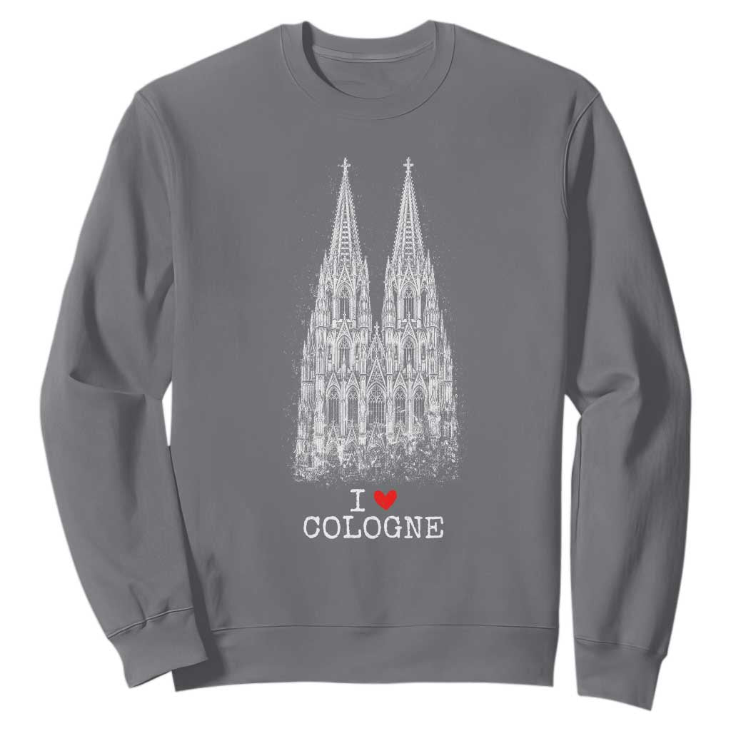 Cologne Cathedral Lover Vintage Köln German Skyline Sweatshirt
