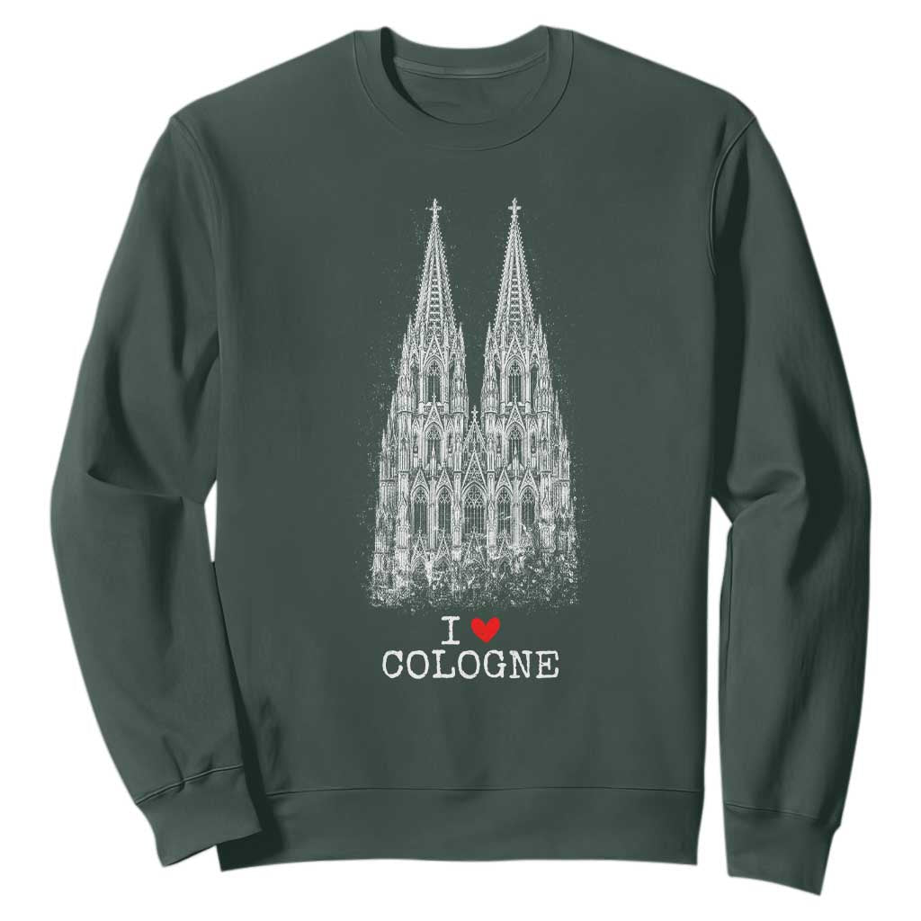 Cologne Cathedral Lover Vintage Köln German Skyline Sweatshirt