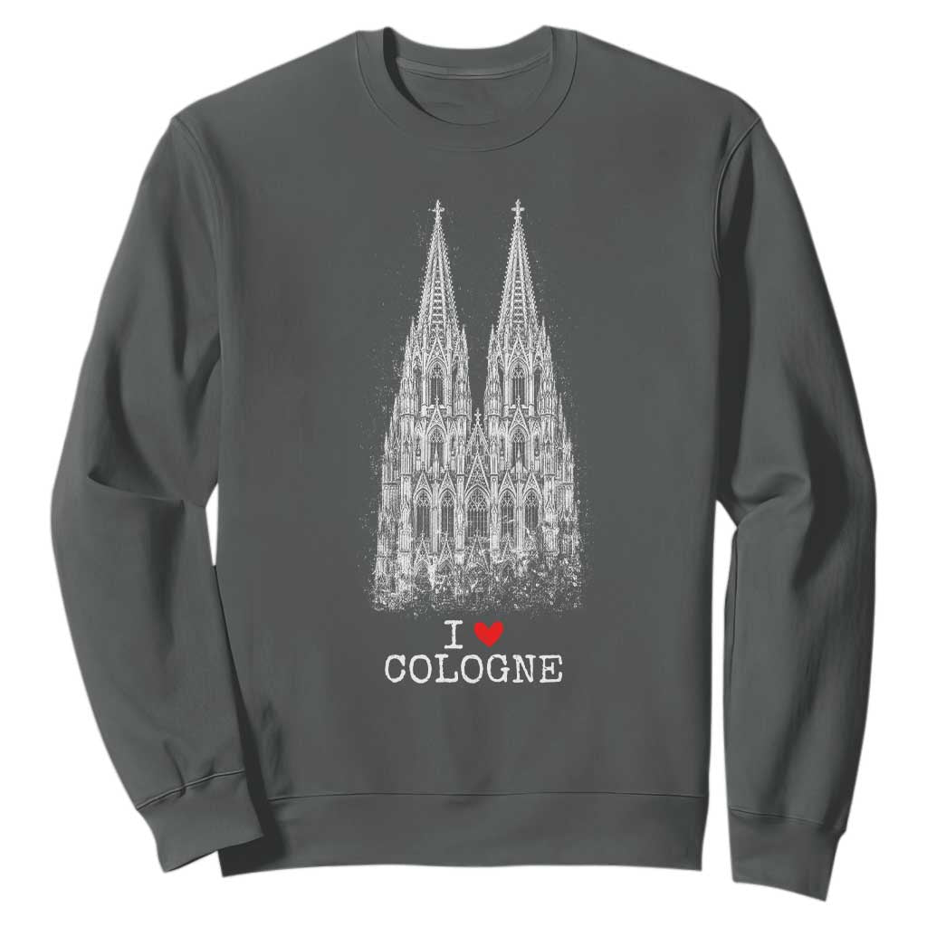 Cologne Cathedral Lover Vintage Köln German Skyline Sweatshirt
