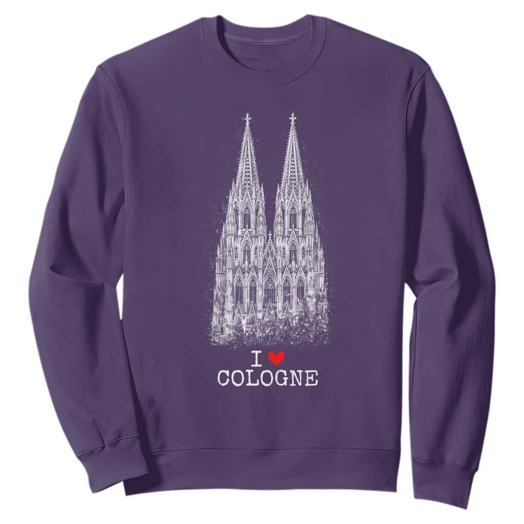 Cologne Cathedral Lover Vintage Köln German Skyline Sweatshirt