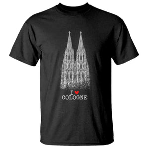 Cologne Cathedral Lover Vintage Köln German Skyline T Shirt