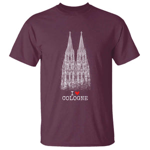Cologne Cathedral Lover Vintage Köln German Skyline T Shirt
