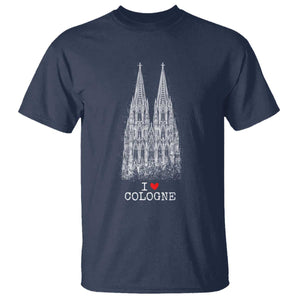 Cologne Cathedral Lover Vintage Köln German Skyline T Shirt