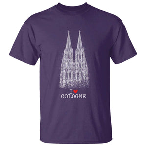 Cologne Cathedral Lover Vintage Köln German Skyline T Shirt