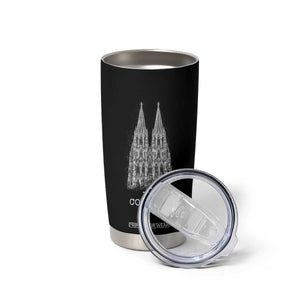 Cologne Cathedral Lover Vintage Köln German Skyline Tumbler Cup