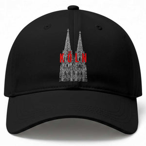 Cologne Cathedral Silhouette Köln German Graphic Baseball Cap