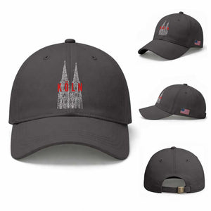 Cologne Cathedral Silhouette Köln German Graphic Baseball Cap