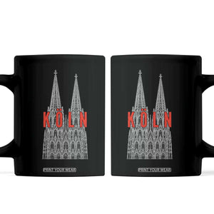 Cologne Cathedral Silhouette Köln German Graphic Coffee Mug