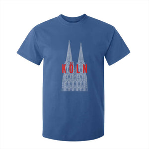 Cologne Cathedral Silhouette Köln German Graphic T Shirt For Kid