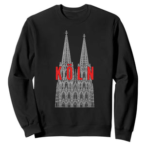 Cologne Cathedral Silhouette Köln German Graphic Sweatshirt
