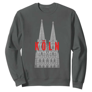 Cologne Cathedral Silhouette Köln German Graphic Sweatshirt