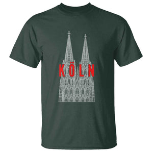 Cologne Cathedral Silhouette Köln German Graphic T Shirt