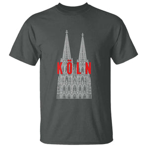 Cologne Cathedral Silhouette Köln German Graphic T Shirt