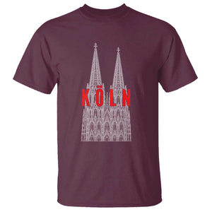 Cologne Cathedral Silhouette Köln German Graphic T Shirt