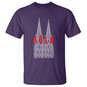 Cologne Cathedral Silhouette Köln German Graphic T Shirt