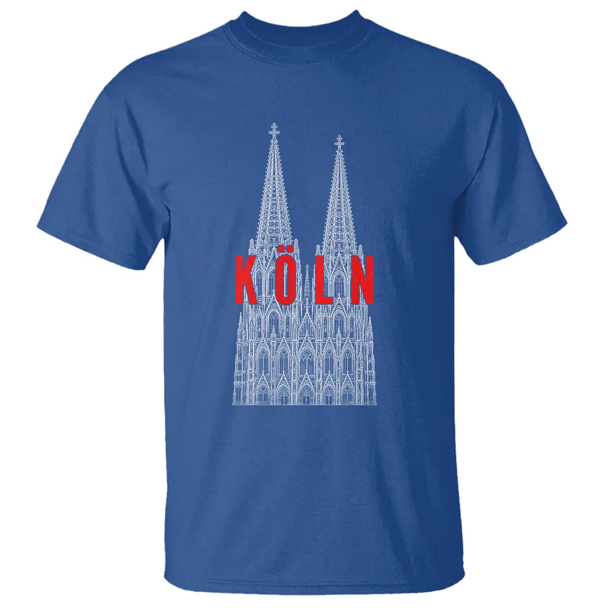 Cologne Cathedral Silhouette Köln German Graphic T Shirt