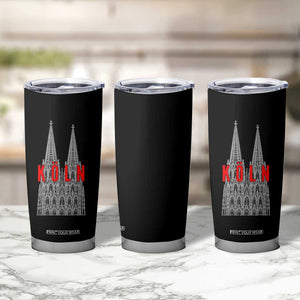 Cologne Cathedral Silhouette Köln German Graphic Tumbler Cup