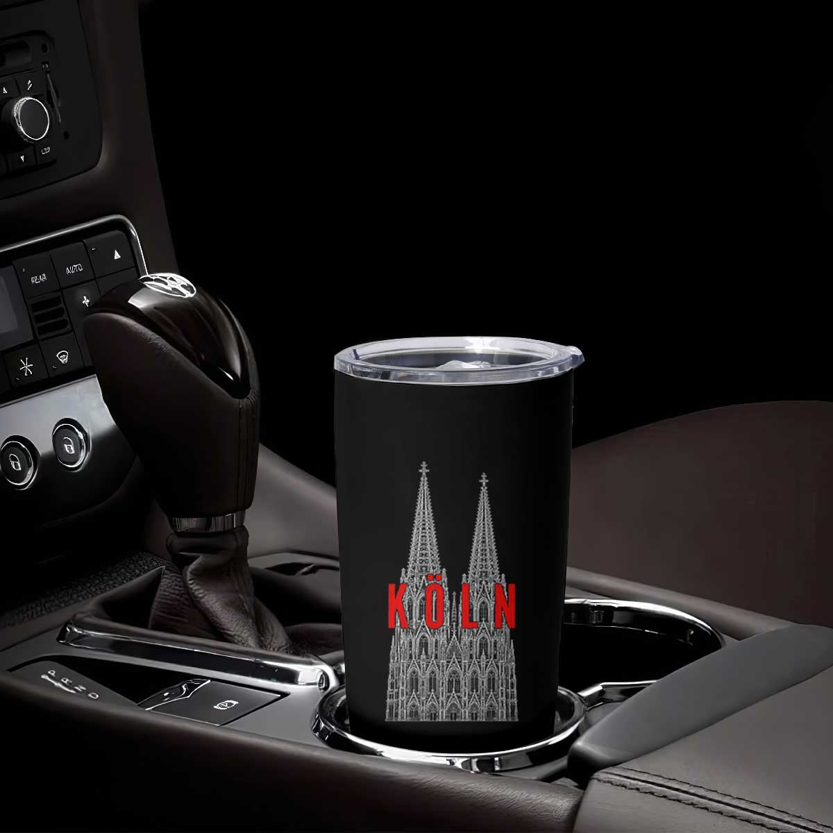 Cologne Cathedral Silhouette Köln German Graphic Tumbler Cup
