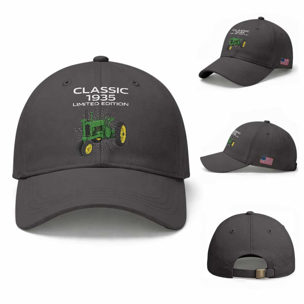 91st Birthday 1935 Limited Edition Classic Farm Tractor Baseball Cap