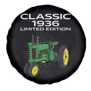 90th Birthday 1936 Limited Edition Classic Farm Tractor Spare Tire Cover