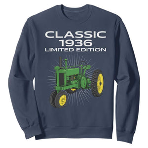 90th Birthday 1936 Limited Edition Classic Farm Tractor Sweatshirt