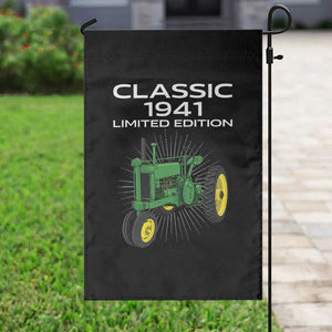 85th Birthday 1941 Limited Edition Classic Farm Tractor Garden Flag