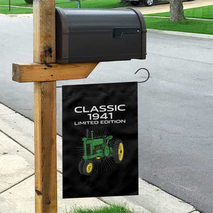 85th Birthday 1941 Limited Edition Classic Farm Tractor Garden Flag