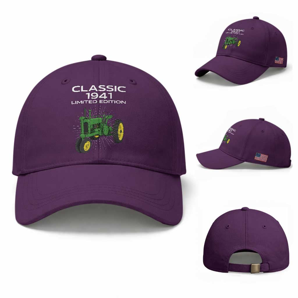 85th Birthday 1941 Limited Edition Classic Farm Tractor Baseball Cap