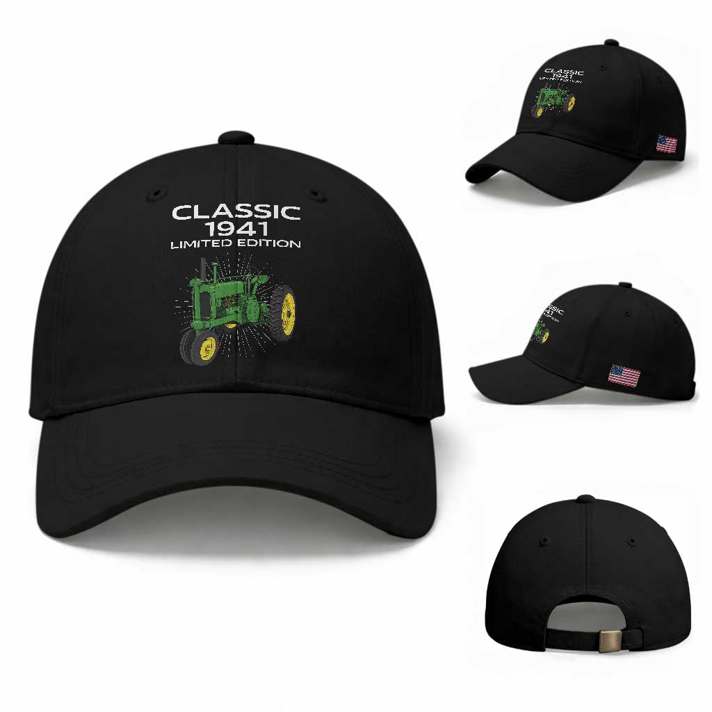 85th Birthday 1941 Limited Edition Classic Farm Tractor Baseball Cap