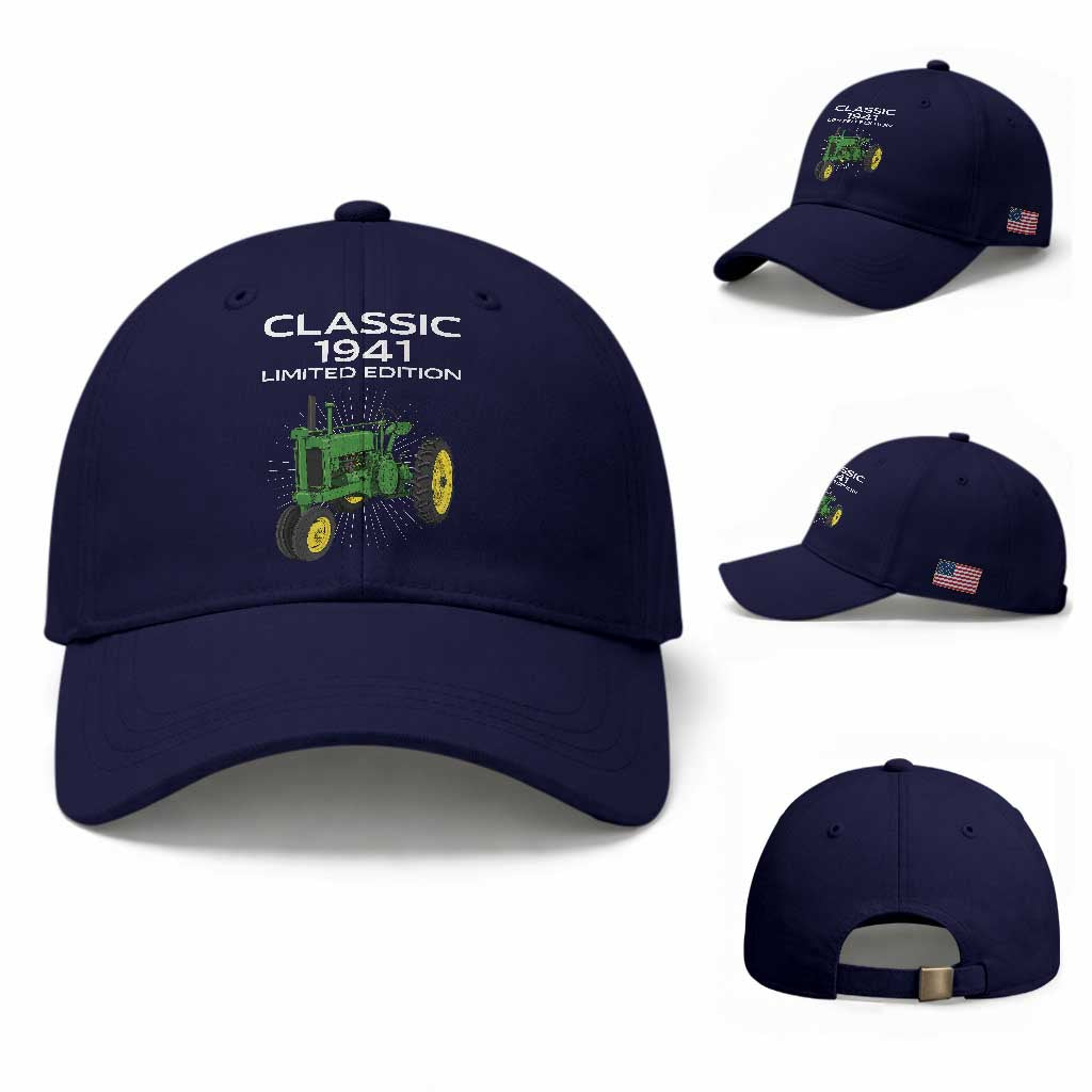 85th Birthday 1941 Limited Edition Classic Farm Tractor Baseball Cap