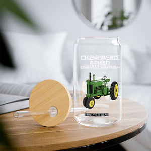 85th Birthday 1941 Limited Edition Classic Farm Tractor Glass Can