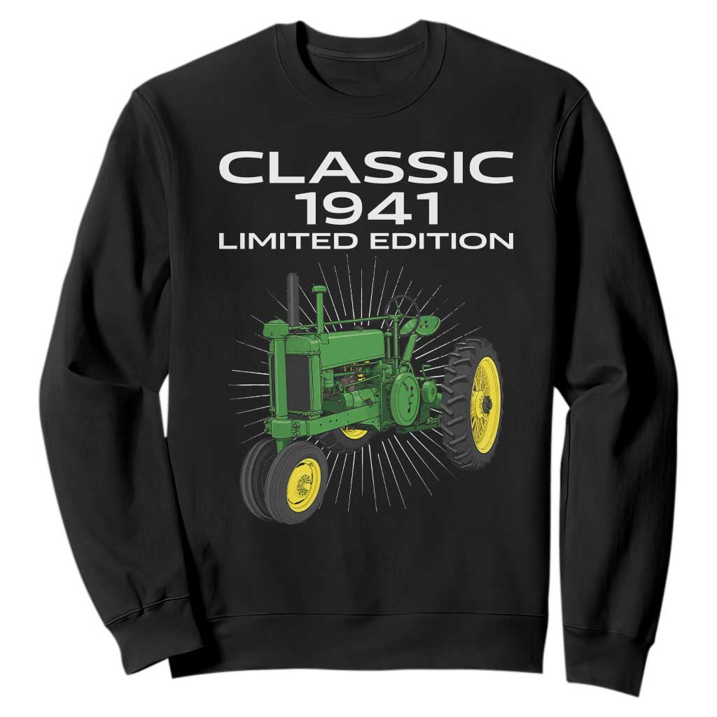 85th Birthday 1941 Limited Edition Classic Farm Tractor Sweatshirt