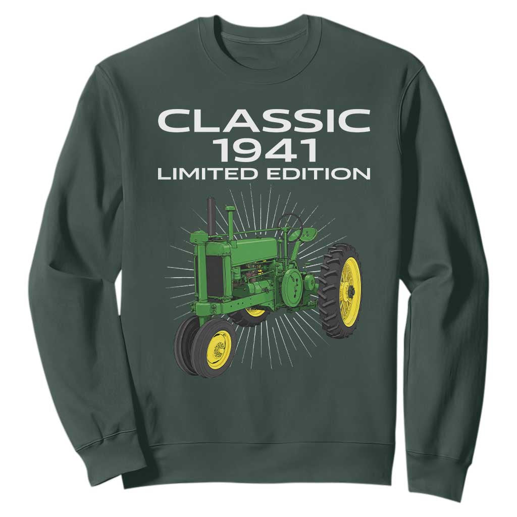 85th Birthday 1941 Limited Edition Classic Farm Tractor Sweatshirt