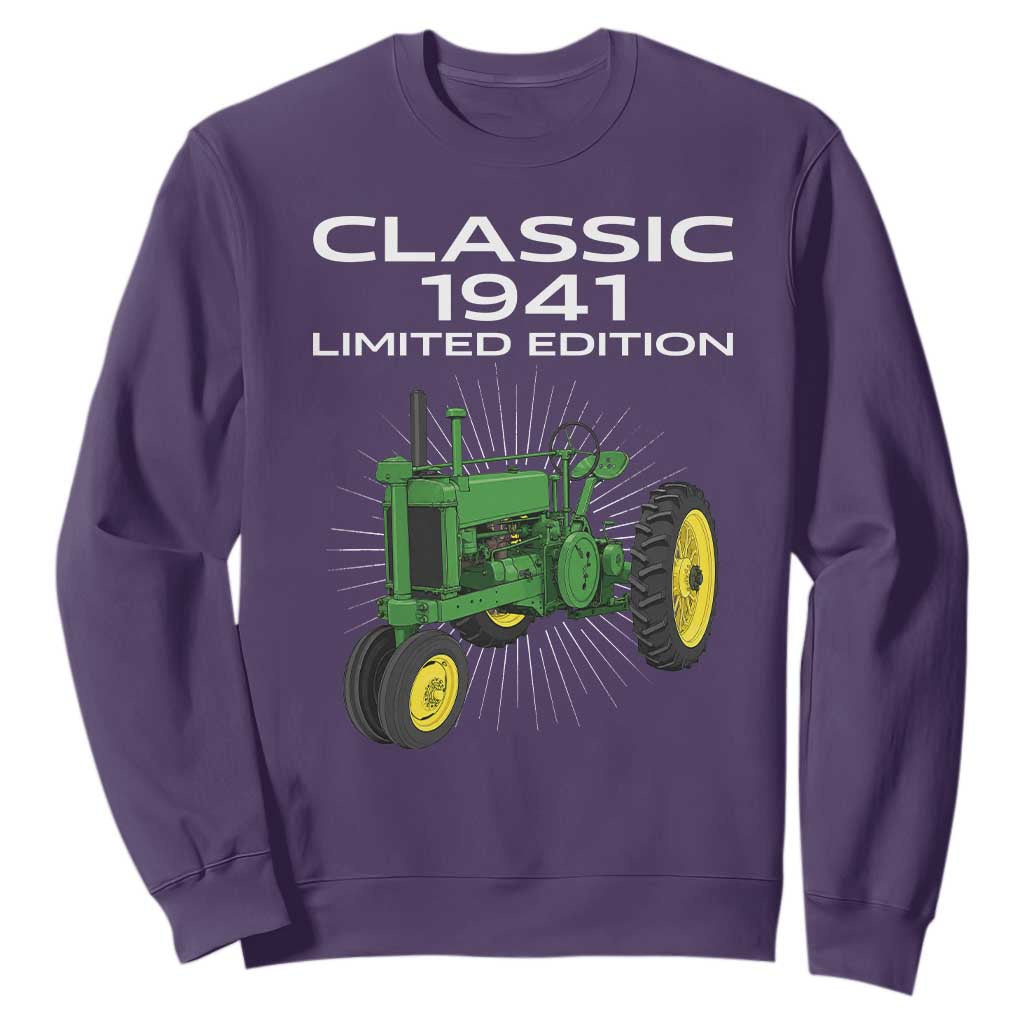 85th Birthday 1941 Limited Edition Classic Farm Tractor Sweatshirt