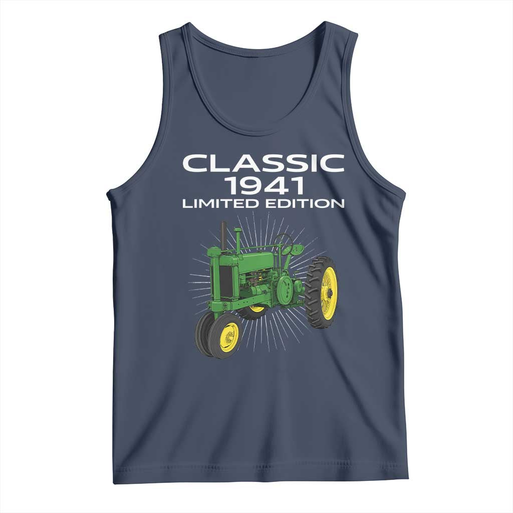 85th Birthday 1941 Limited Edition Classic Farm Tractor Tank Top
