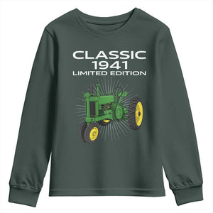 85th Birthday 1941 Limited Edition Classic Farm Tractor Youth Sweatshirt