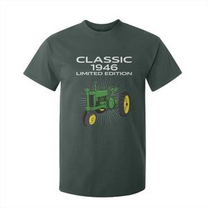 80th Birthday 1946 Limited Edition Classic Farm Tractor T Shirt For Kid
