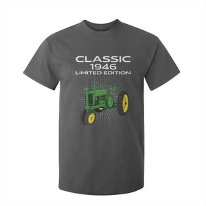 80th Birthday 1946 Limited Edition Classic Farm Tractor T Shirt For Kid