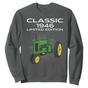 80th Birthday 1946 Limited Edition Classic Farm Tractor Sweatshirt
