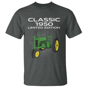 76th Birthday 1950 Limited Edition Classic Farm Tractor T Shirt