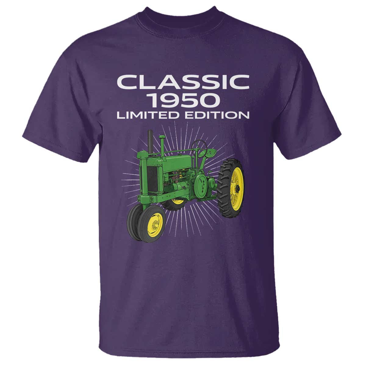 76th Birthday 1950 Limited Edition Classic Farm Tractor T Shirt