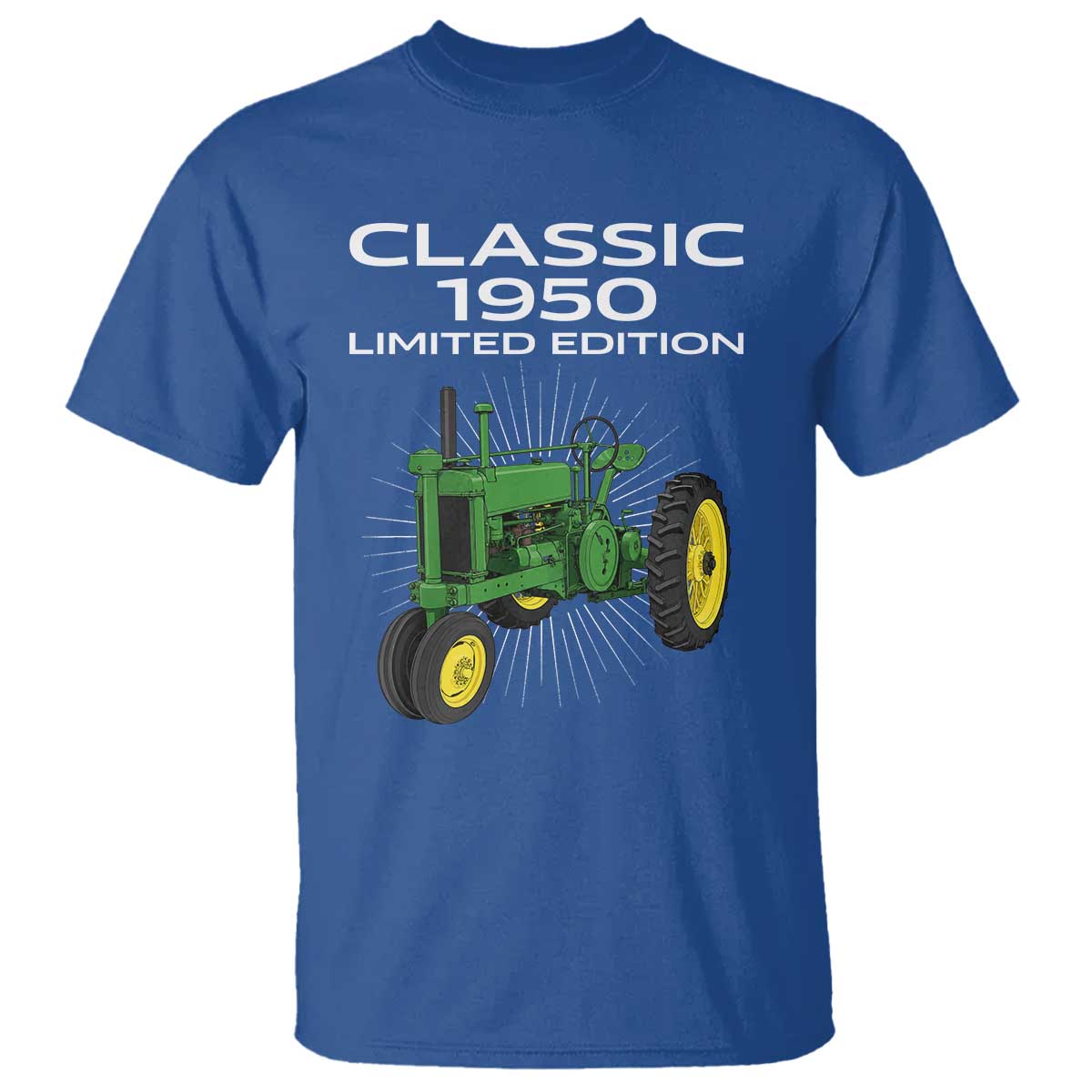 76th Birthday 1950 Limited Edition Classic Farm Tractor T Shirt