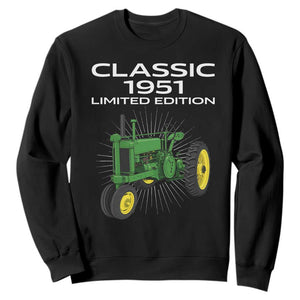 75th Birthday 1951 Limited Edition Classic Farm Tractor Sweatshirt