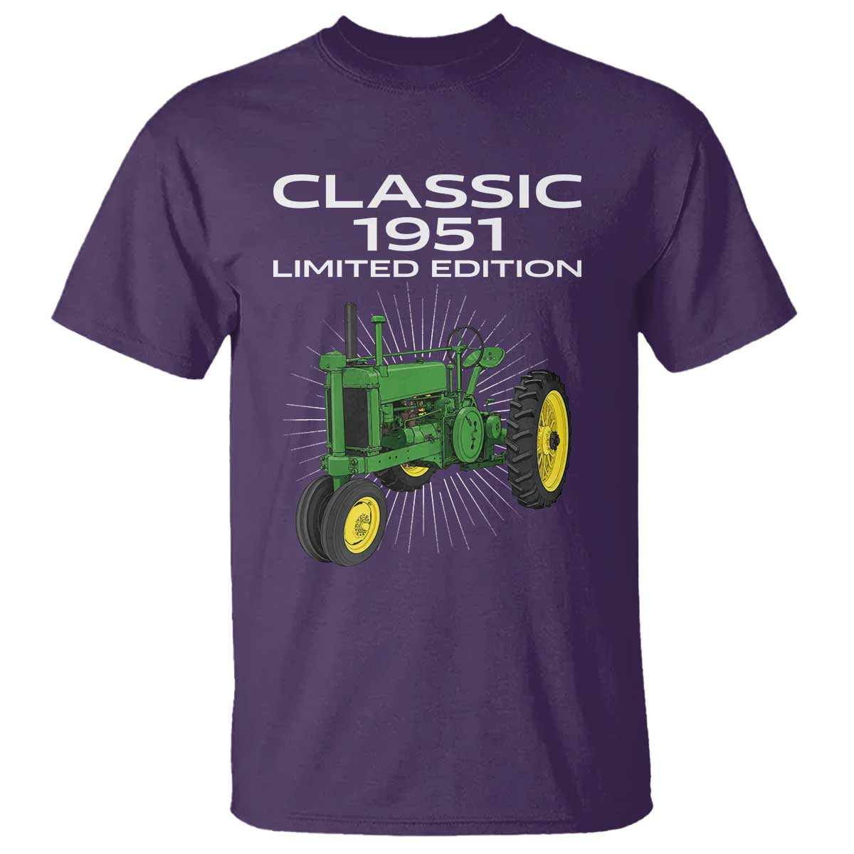 75th Birthday 1951 Limited Edition Classic Farm Tractor T Shirt