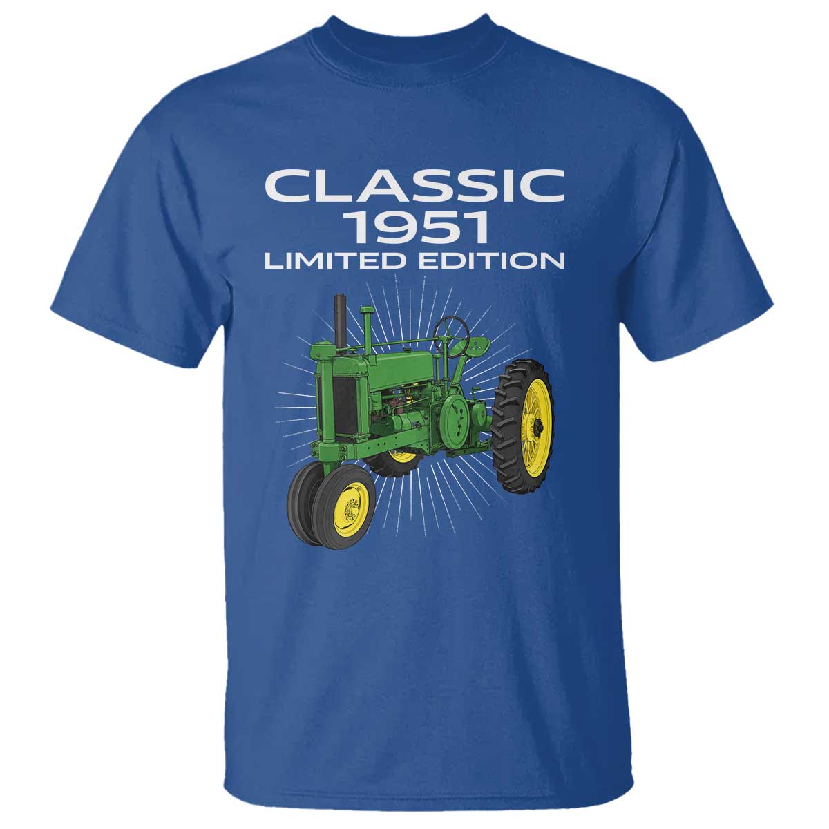 75th Birthday 1951 Limited Edition Classic Farm Tractor T Shirt