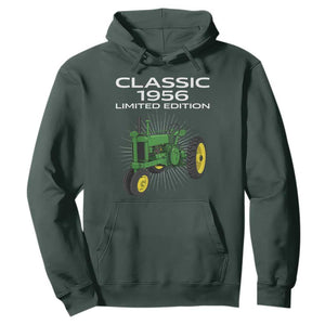 70th Birthday 1956 Limited Edition Classic Farm Tractor Hoodie