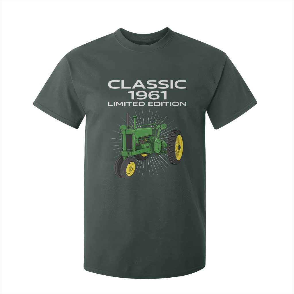 65th Birthday 1961 Limited Edition Classic Farm Tractor T Shirt For Kid