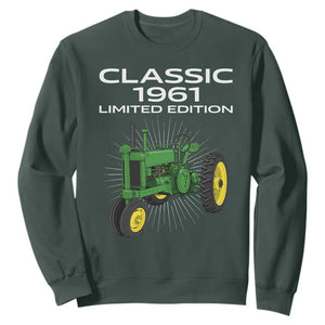 65th Birthday 1961 Limited Edition Classic Farm Tractor Sweatshirt